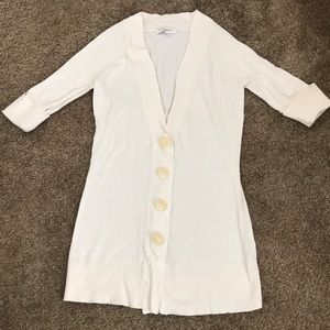 3/4 Sleeve Button Up Cardigan